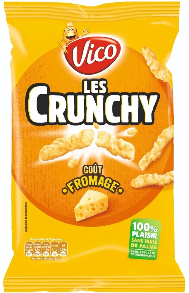 Les Crunchy Goût fromage