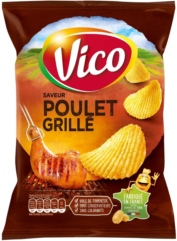 Vico poulet grillé 20g
