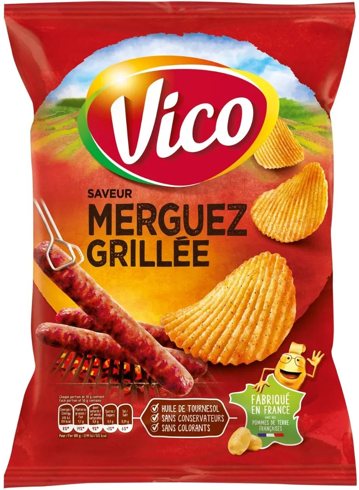 Vico Chips Merguez Grillés 20g