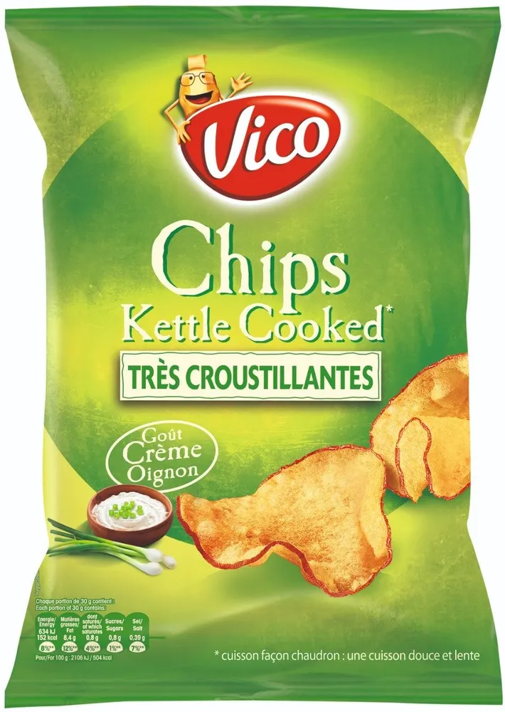 Chips Kettle Cooked goût Crème oignon