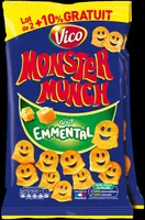 Biscuits apéritif goût emmental Monster Munch