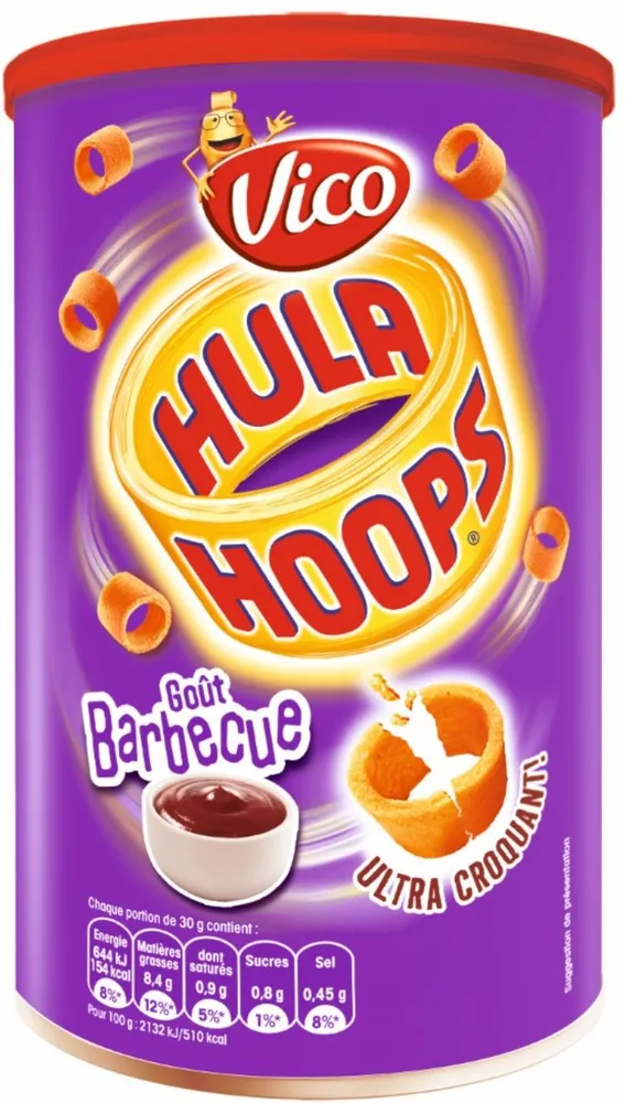 Biscuits apéritif goût barbecue Hula Hoops