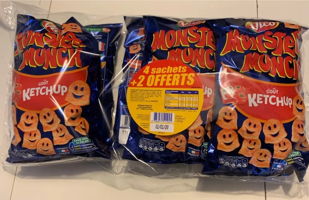 Monster Munch Goût Ketchup