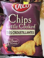 Chips Kettle Cooked très croustillantes Goût Chili Doux & Poivron