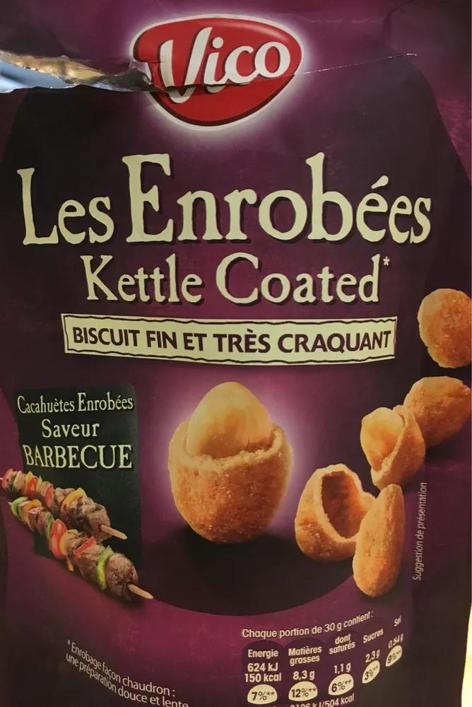Cacahuètes enrobées barbecue