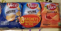 Vico Multipack Nature et Paprika 20g