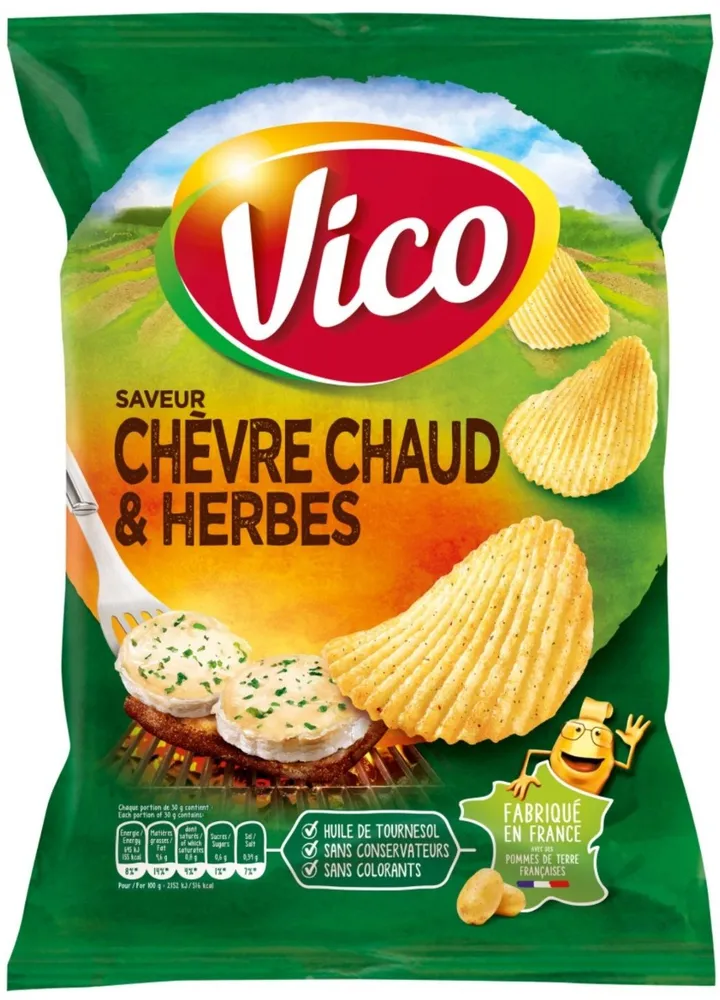 Chips saveur chèvre chaud 45g
