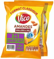 Amandes Grillées à sec et salées au sel de Guérande