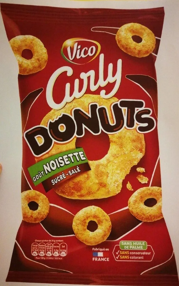 Curly Donuts Noisette 100 g
