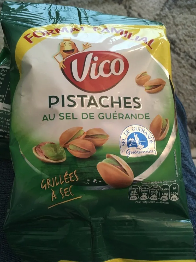 Pistaches au sel de guerande
