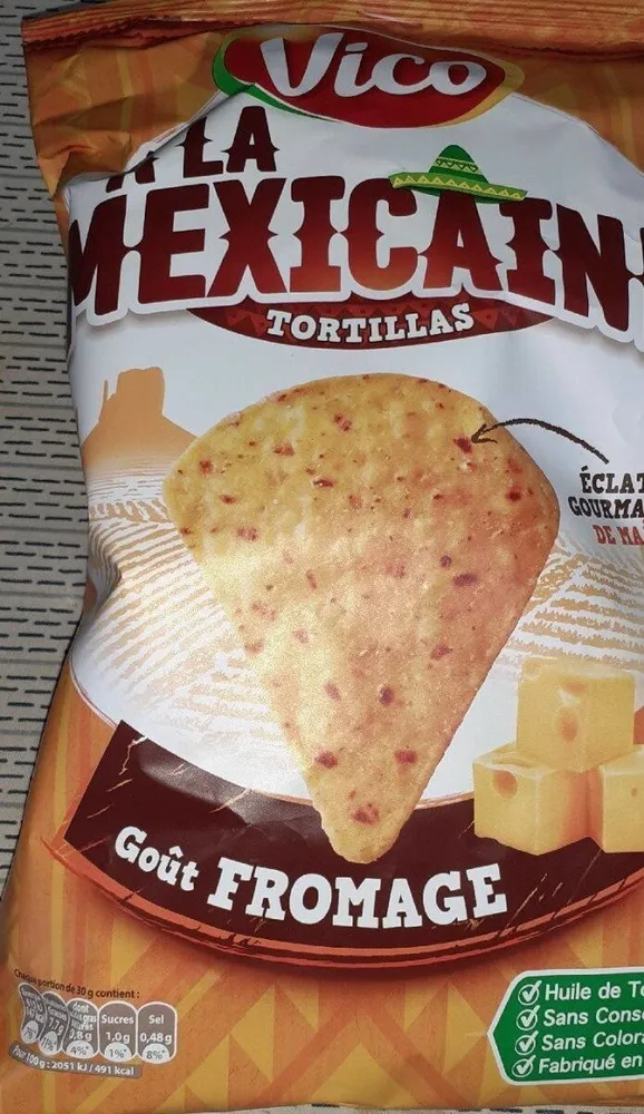 Tortillas La Mexicaine - goût fromage