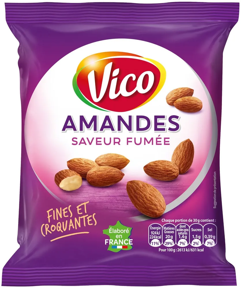 Amandes saveur fumée