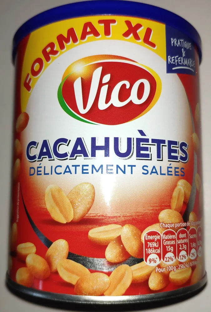 Cacahuètes délicatement salées