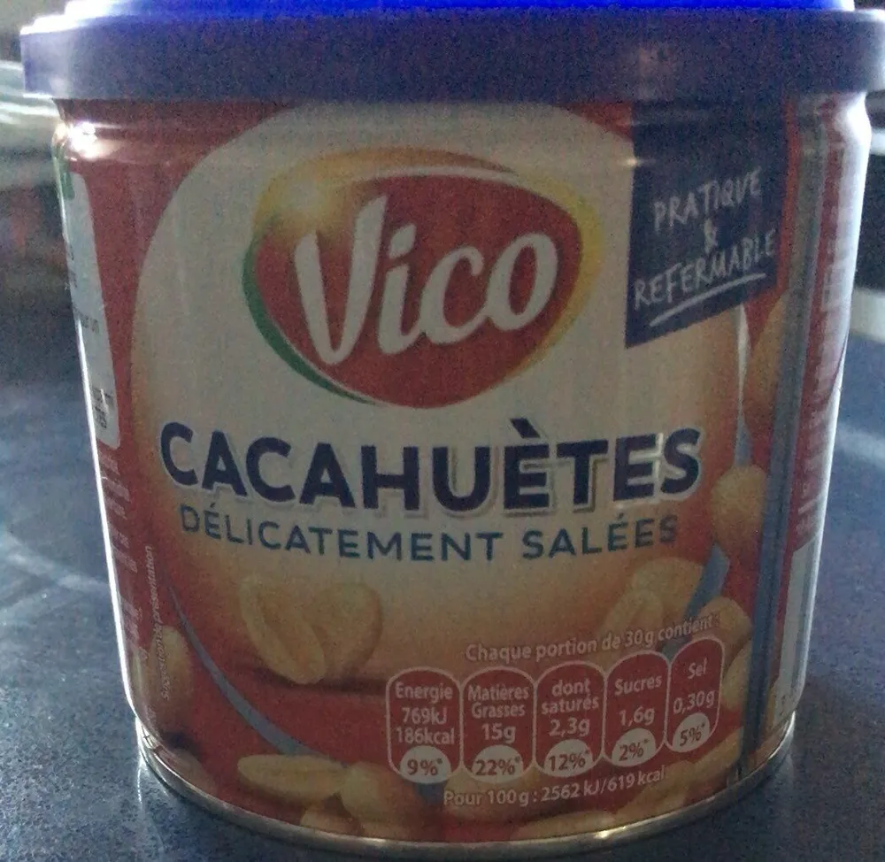 Cacahuètes délicatement salées
