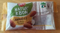 Amandes non grillées non salées