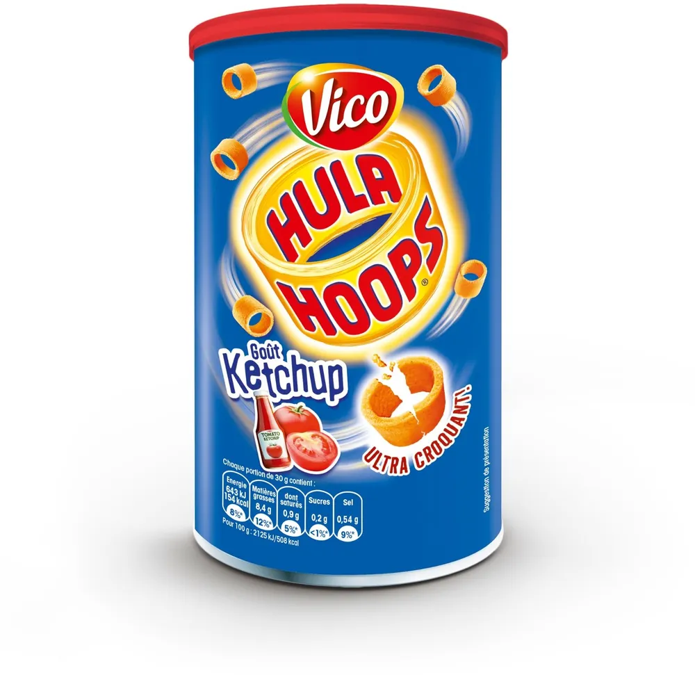 Hula hoops ketchup