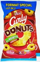 Curly Donuts Noisette 2x100 g