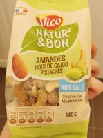 Natur'&bon amandes noix de cajou pistaches