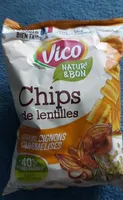 Chips de lentilles saveur oignons caramélisés