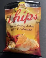 Chips de pomme de terre goût barbecue