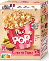 Pop corn sucre de canne