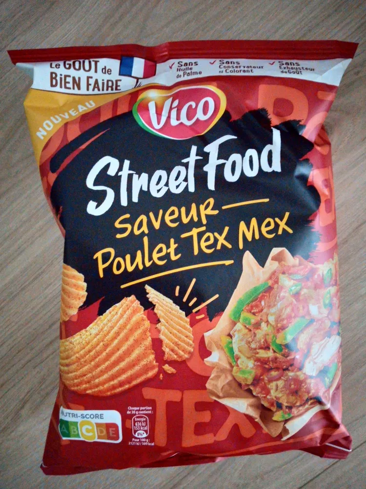 Street food saveur poulet tex mex