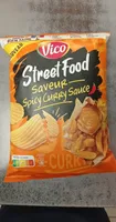 Street food saveur spicy curry sauce