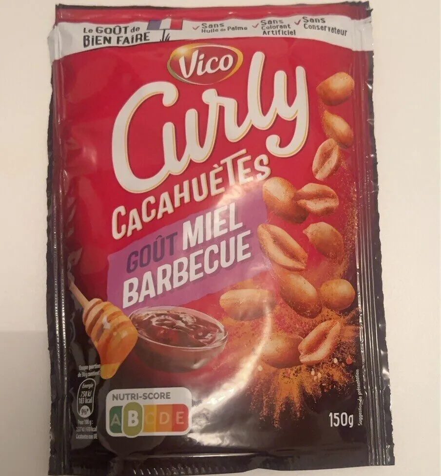 Curly Cacahuètes Miel BBQ