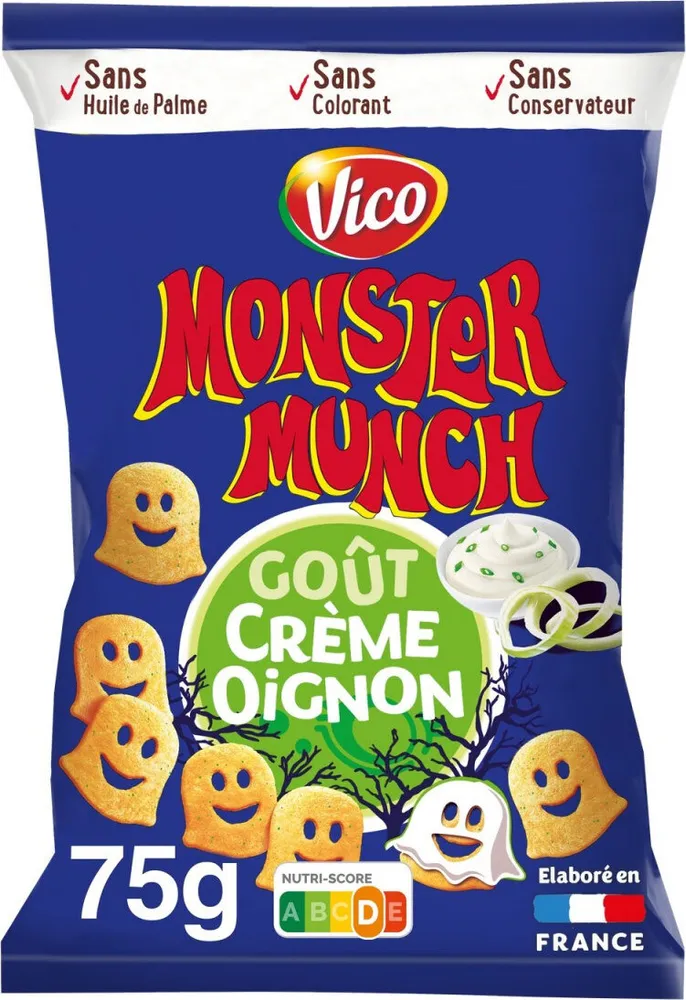 Monster Munch Goût Crème Oignon