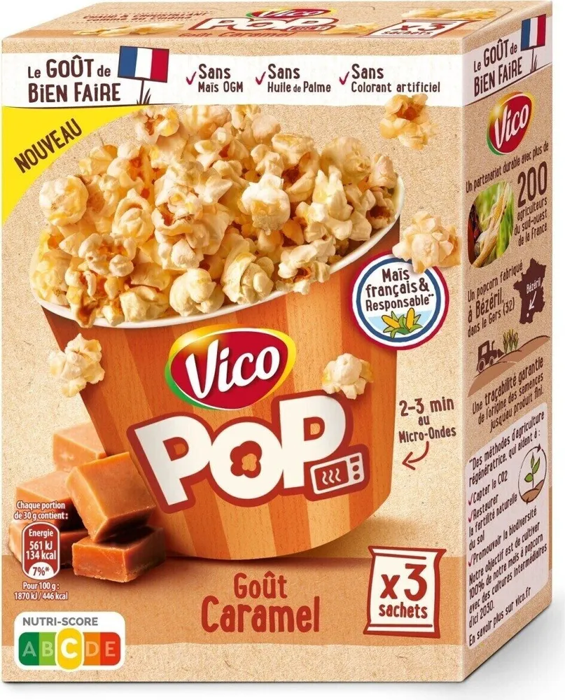 POP. Goût Caramel