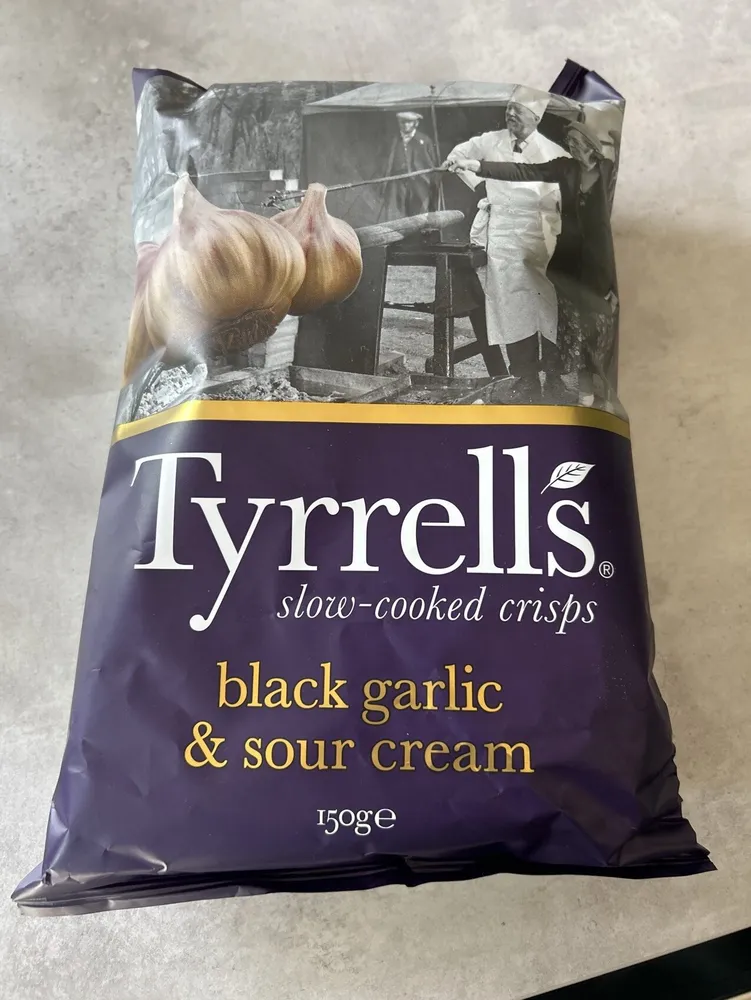 Tyrrells slow cooked crisps