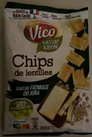 Chips de lentille saveur fromage du Jura
