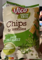 chips de lentilles