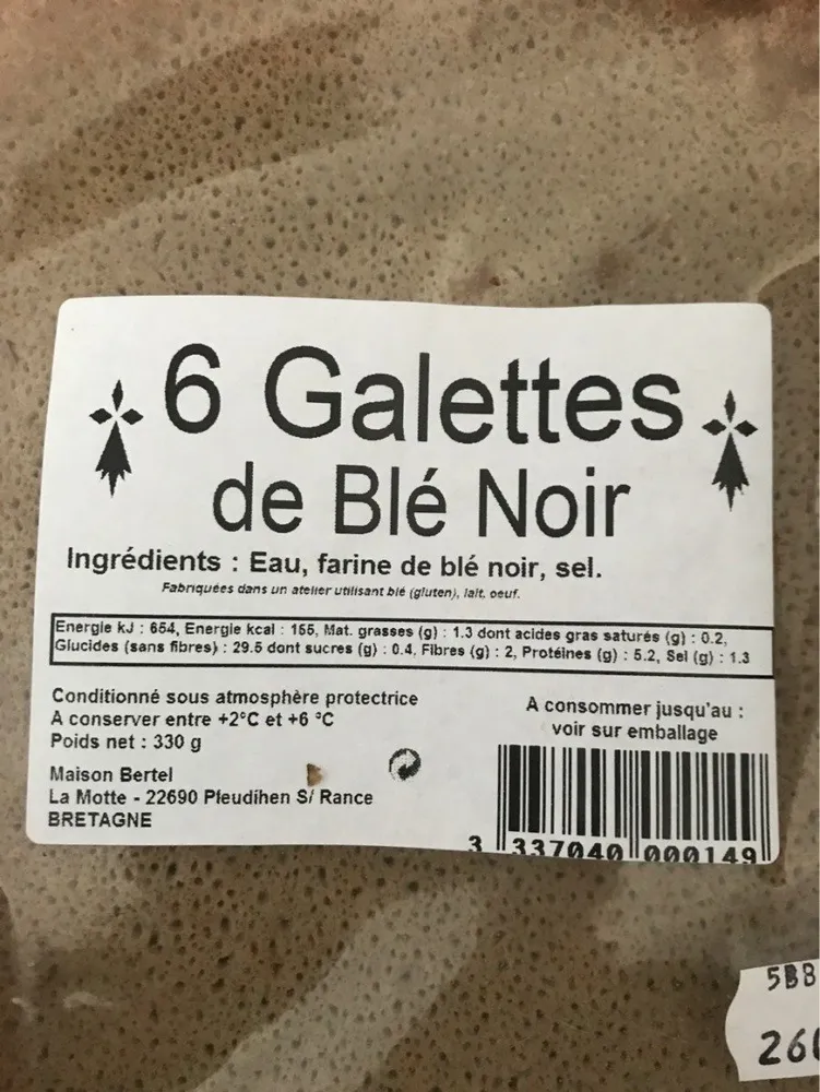 Galettes de Blé Noir