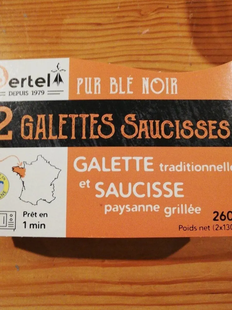2 galettes saucisses