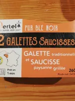2 galettes saucisses