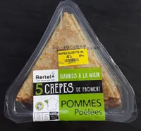 5 Crêpes de Froment Pommes Poêlées