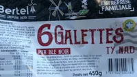 6 galettes pur blé noir
