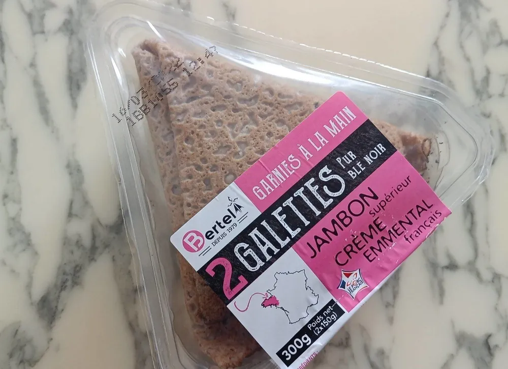 2 galettes pur blé noir