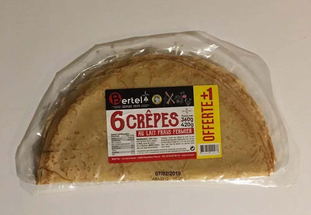 Crepes de froment