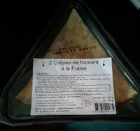 Crêpe de froment à la fraise