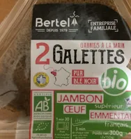 2 Galettes Bio Jambon Œuf Emmental