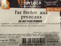Far breton aux pruneaux