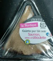 La Nordique - Galette Pur Blé Noir, Saumon, Crème et Ciboulette