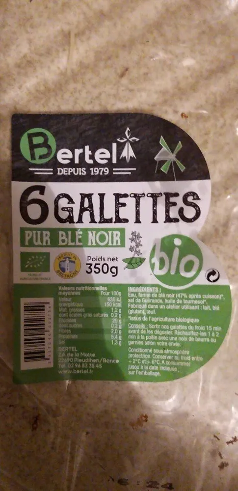 Galettes pour blé noir