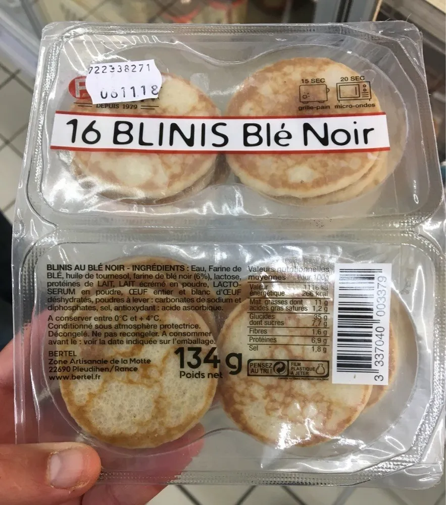 Blinis au blé noir