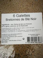 Galettes bretonnes de blé noir