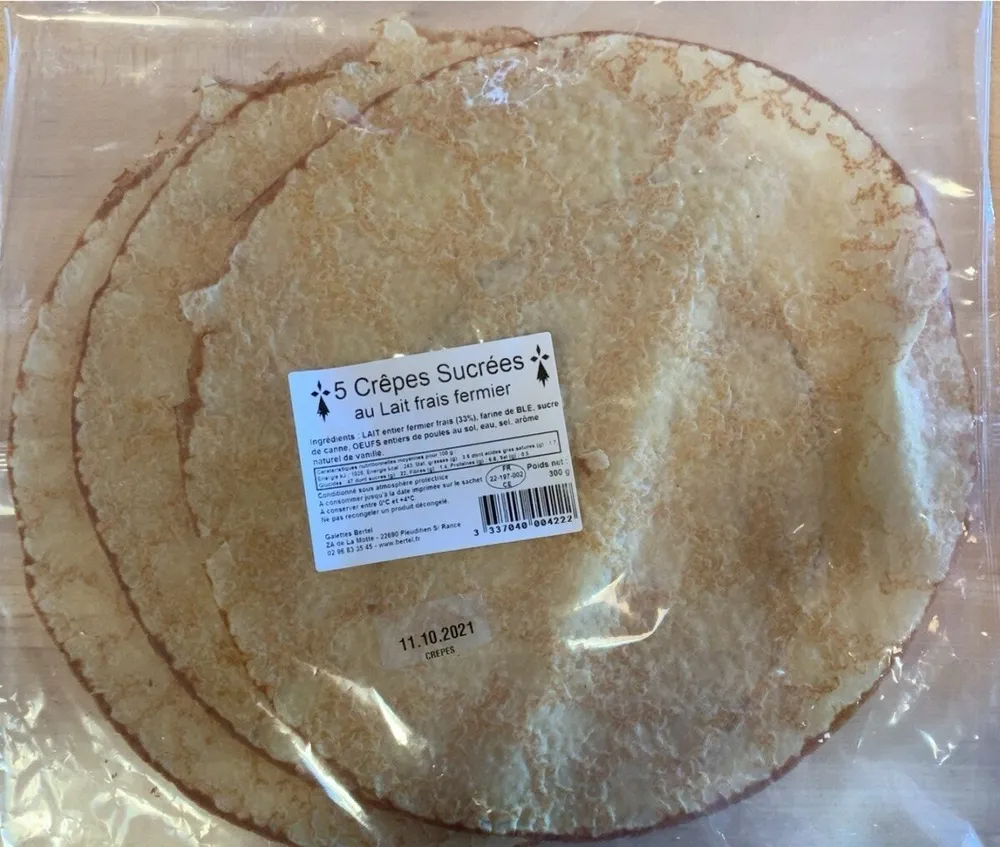 5 crepes sucrees