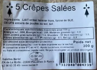 Crêpes salées