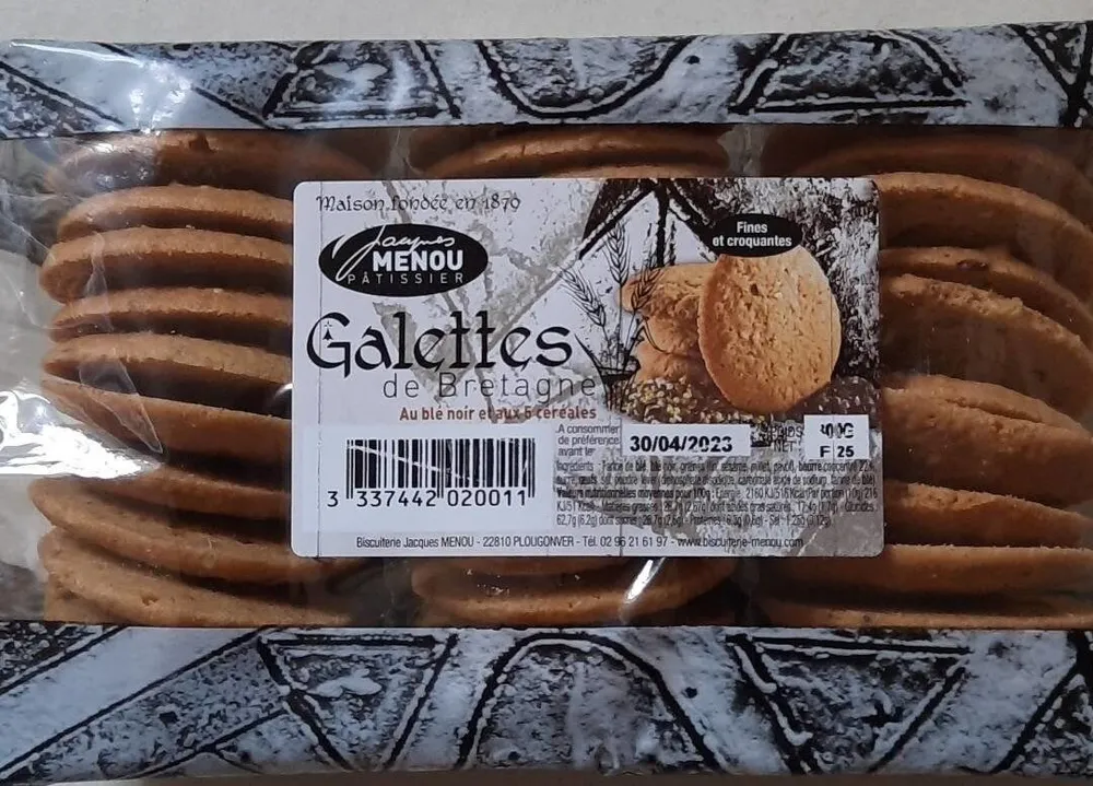 Galettes de bretagne au blé noir et 5 céréales